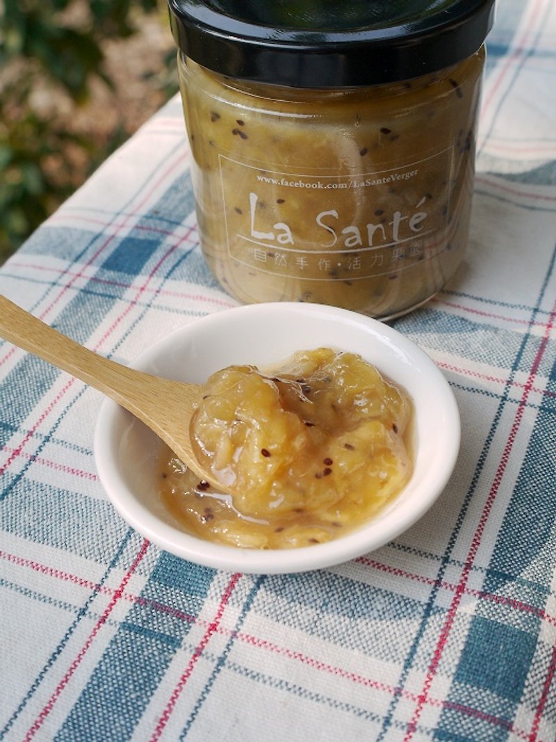 La Santé French handmade jam - banana kiwi jam with picnic - แยม/ครีมทาขนมปัง - อาหารสด สีเขียว