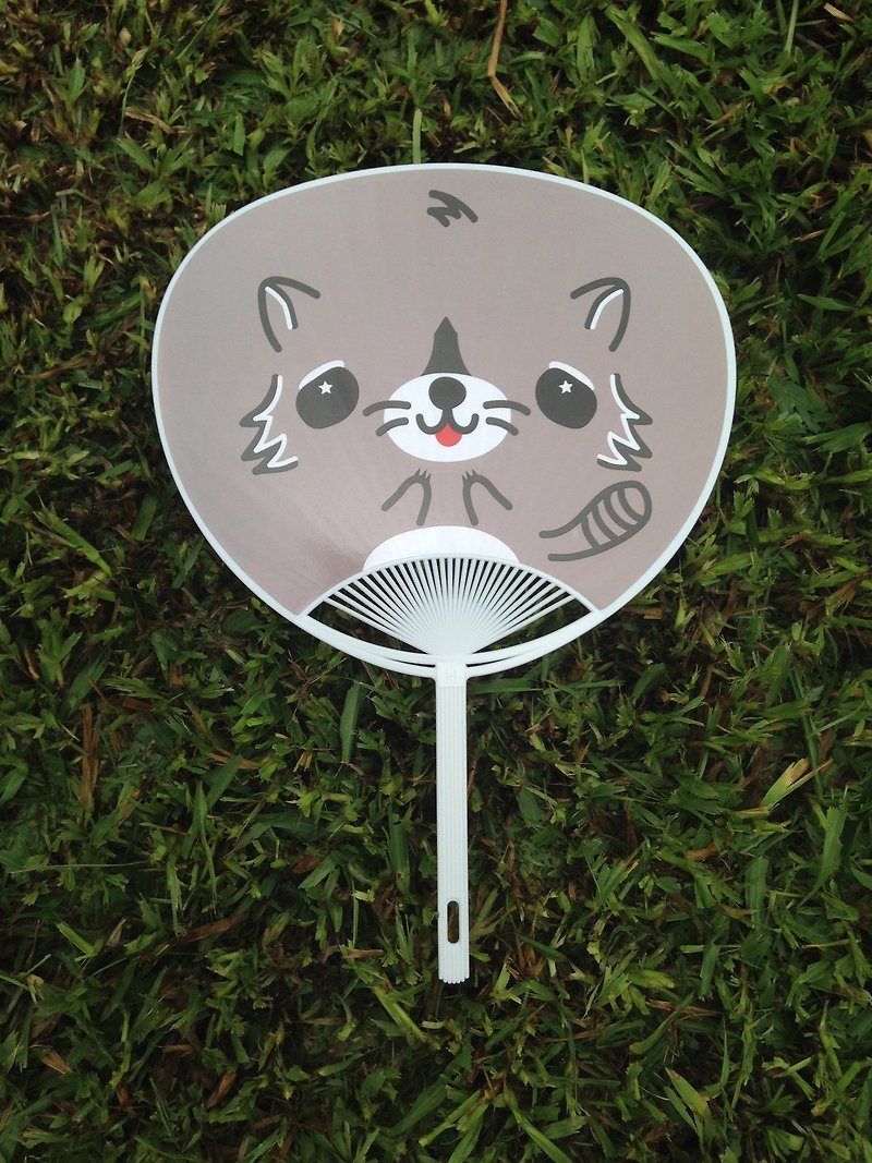 mixmania small raccoons cool fan - พัด - พลาสติก สีเทา
