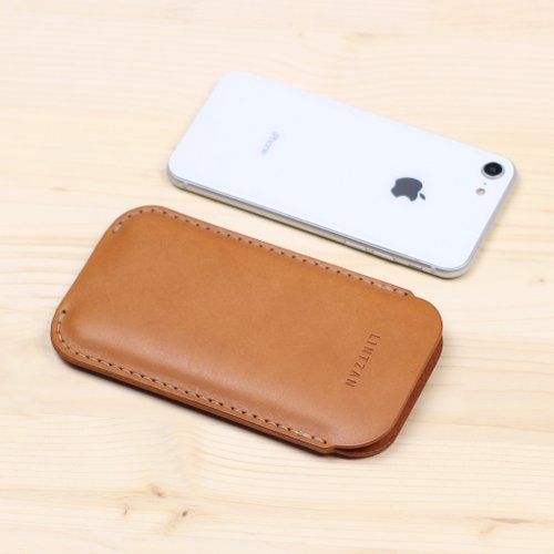 LINTZAN 梨森 iPhone 手機皮套 / 保護套 -- 駝黃色 (裸機使用)
