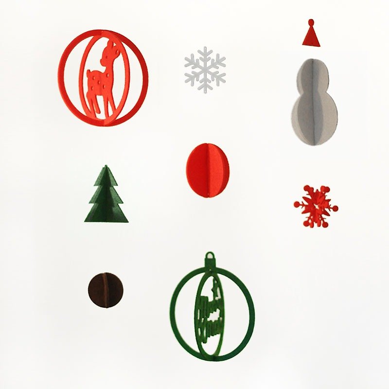 雪の人々が空気鹿のクリスマスは、クリスマスと新年をデコレーション家具U-PICK元の製品の寿命の観点の装飾品 - 置物 - その他の素材 
