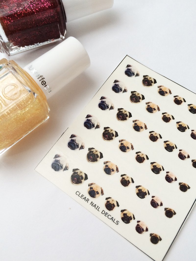 [ YONG ] PUG & Friends Nail Decal - Other - Plastic 