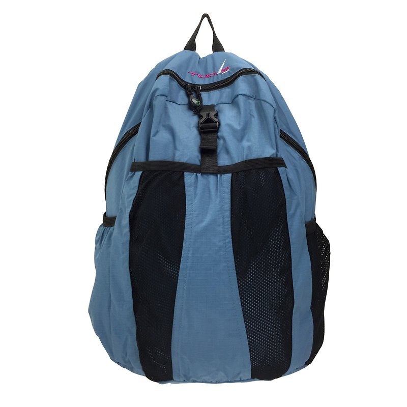 【日本版】無重力收納背包-藍色 ::極輕::旅行::露營::運動:: - 背囊/背包 - 聚酯纖維 藍色