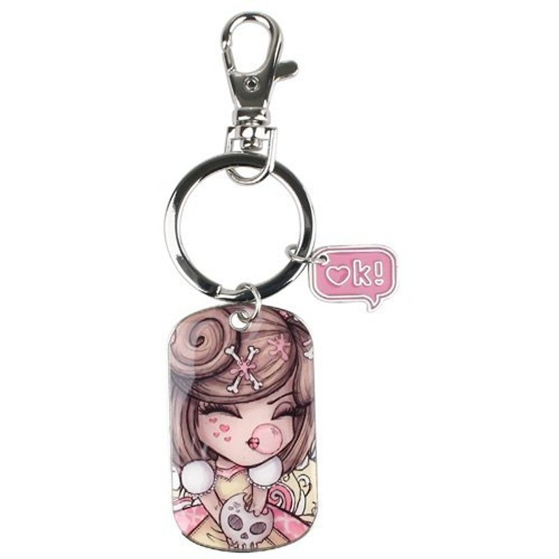 Kimmidoll Love- and love doll pendant key ring US real Yumi - Charms - Other Metals Pink