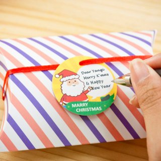 GOTOME |エレベーターへのギフトクリスマスメッセージ20 |包装タグ|カスタム印刷