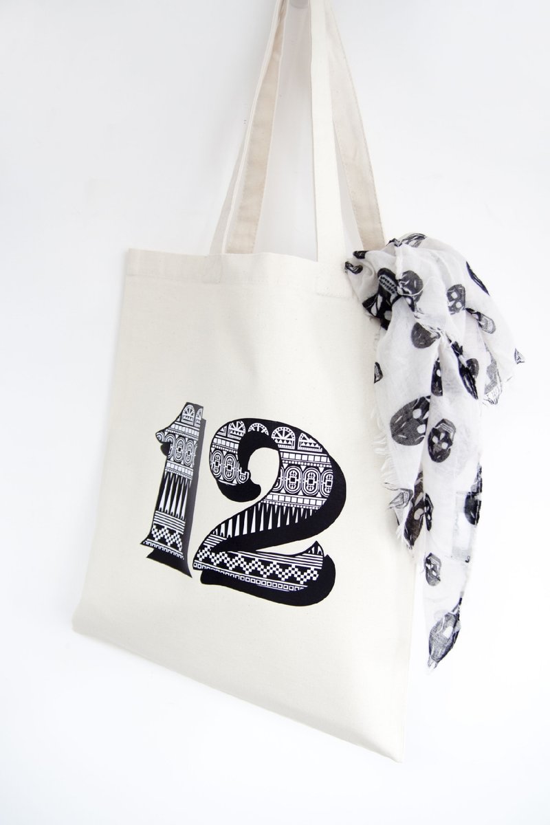 個性化 - 英文字母袋子 - 手提包/手提袋 - 棉．麻 