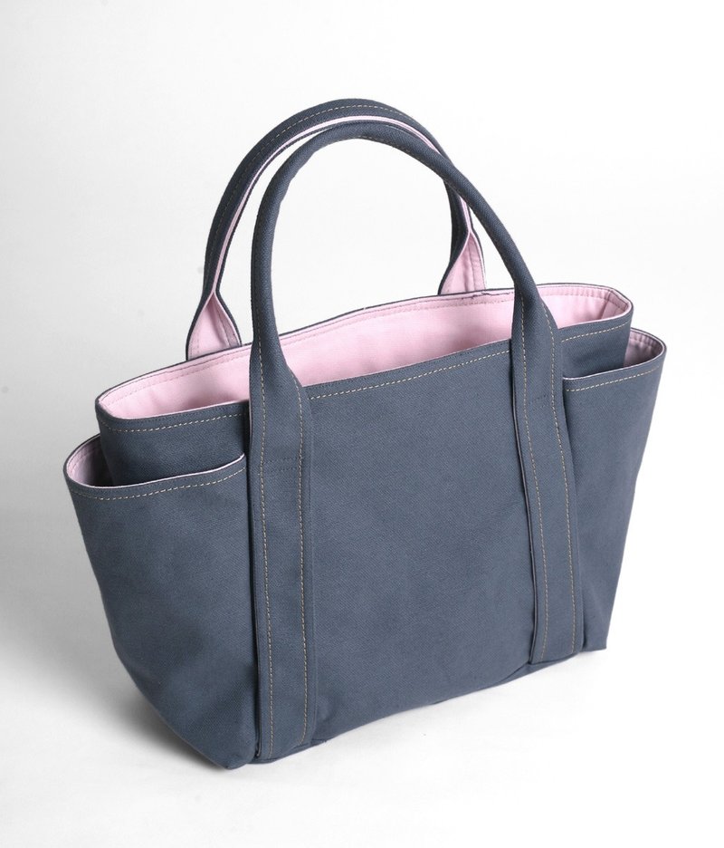 Universal shoulder bag - blue and gray (middle) - Messenger Bags & Sling Bags - Cotton & Hemp Blue