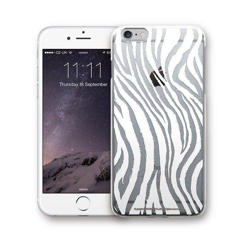 AppleWork iPhone 6 / 6S / 7/8 Original Design Case - Zebra PSIP-184 - Phone Cases - Plastic White