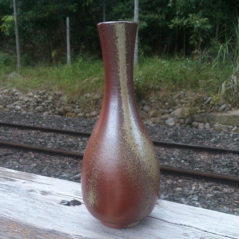 [Tim-old Snake Kiln firewood kiln] flask - ตกแต่งต้นไม้ - วัสดุอื่นๆ สีนำ้ตาล