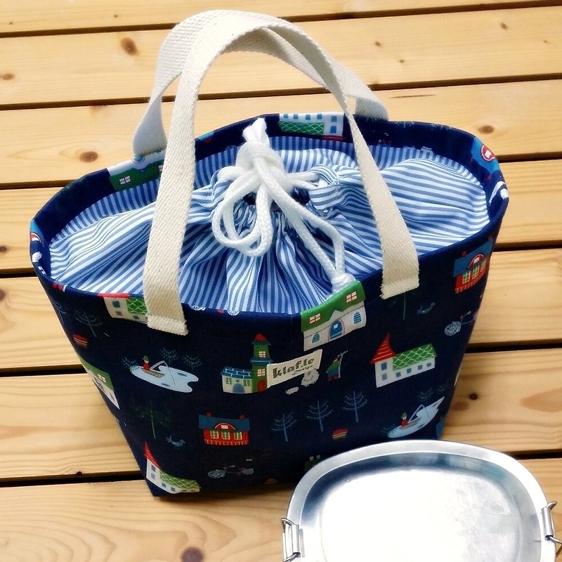 Super practical beam port lunch bags - both adults and children apply yo !! - Handbags & Totes - Cotton & Hemp Multicolor