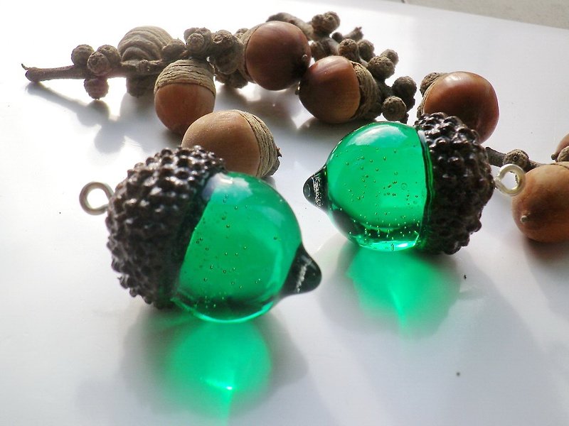 Anny's workshop Yahua handmade jewelry, rubber fruit color necklace new report - สร้อยคอ - พลาสติก 