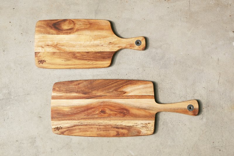 Dulton Acacia wooden cutting board (L) - เครื่องครัว - ไม้ สีนำ้ตาล