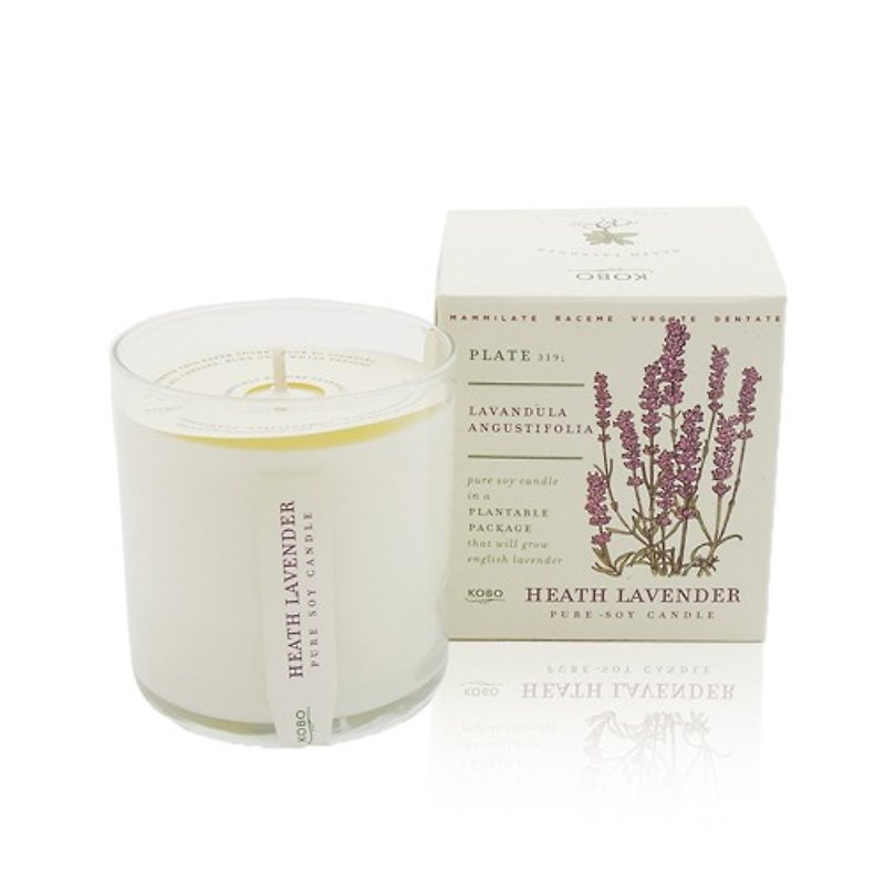 [KOBO] American Soybean Oil Candle-Romantic Aromatherapy (280g / Burnable 60hr) - Candles & Candle Holders - Wax White