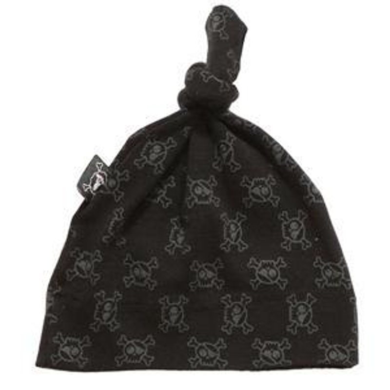 NUNUNU baby styling cotton cap - ผ้ากันเปื้อน - ผ้าฝ้าย/ผ้าลินิน สีดำ