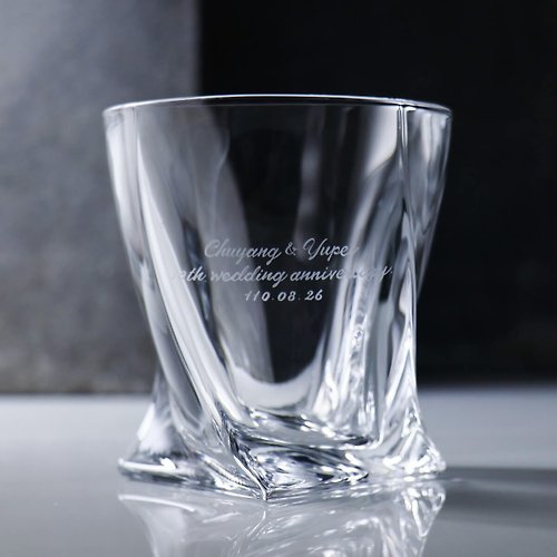 MSA玻璃雕刻 340cc【老闆愛用款】捷克波西米亞Bohemia水晶威士忌杯 男友禮物
