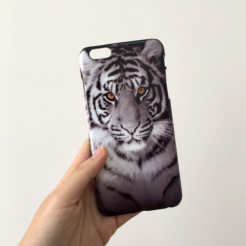 Tiger Black 3D Full Wrap Phone Case, available for  iPhone 7, iPhone 7 Plus, iPhone 6s, iPhone 6s Plus, iPhone 5/5s, iPhone 5c, iPhone 4/4s, Samsung Galaxy S7, S7 Edge, S6 Edge Plus, S6, S6 Edge, S5 S4 S3  Samsung Galaxy Note 5, Note 4, Note 3,  Note 2 - Phone Cases - Plastic 