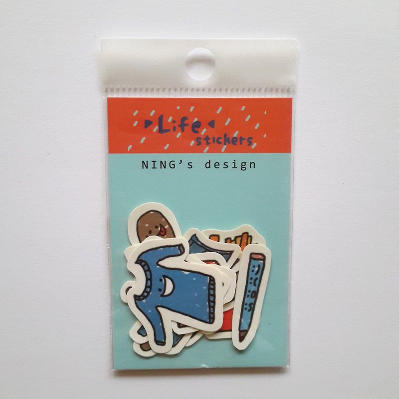 貼紙-Life stickers生活貼紙!(10入) - 貼紙 - 其他材質 