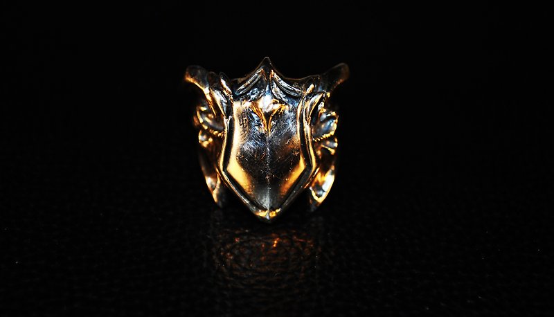 Alarein / Handmade Silverware / Knight Series / Ring / Leo - General Rings - Other Metals Silver