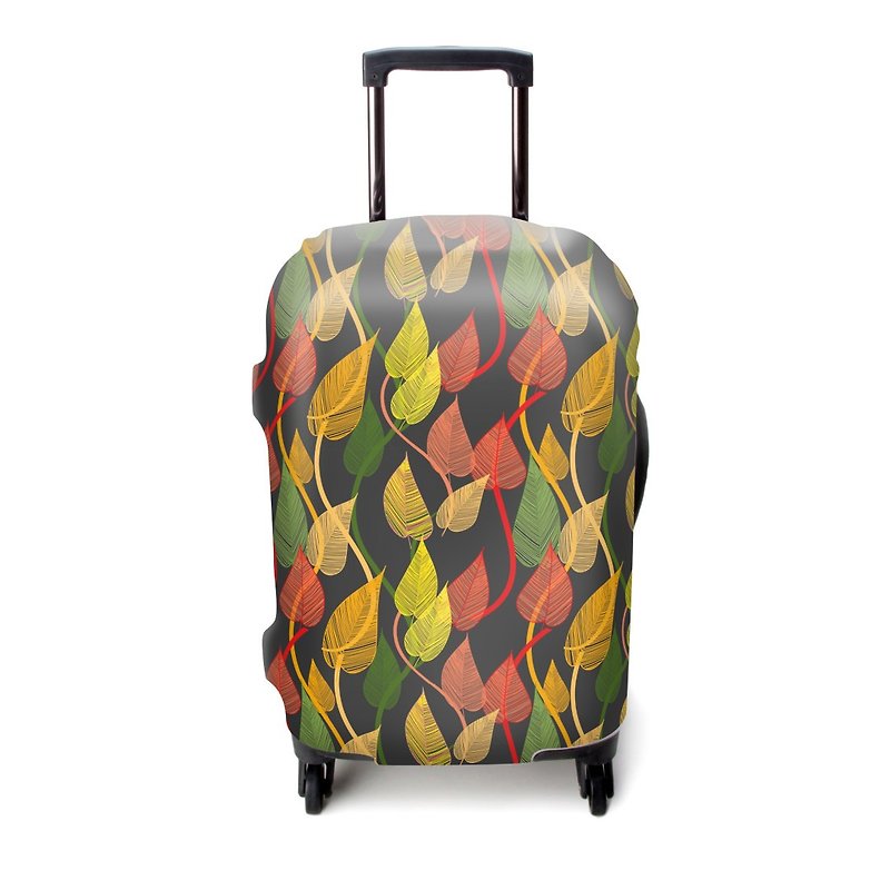 Elastic box set│Autumn red leaves [M size] - Luggage & Luggage Covers - Other Materials Multicolor