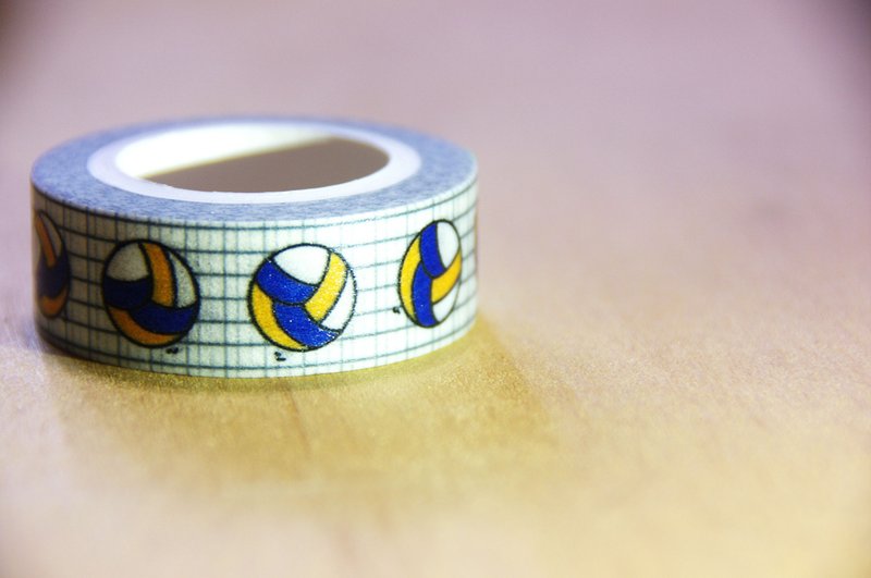 mer. mer volleyball paper tape - มาสกิ้งเทป - กระดาษ หลากหลายสี