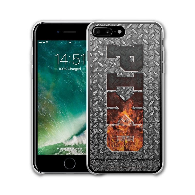 AppleWork iPhone 6/7/8 Plus Original Protective Case - Iron PSIP-208 - เคส/ซองมือถือ - พลาสติก สีเทา