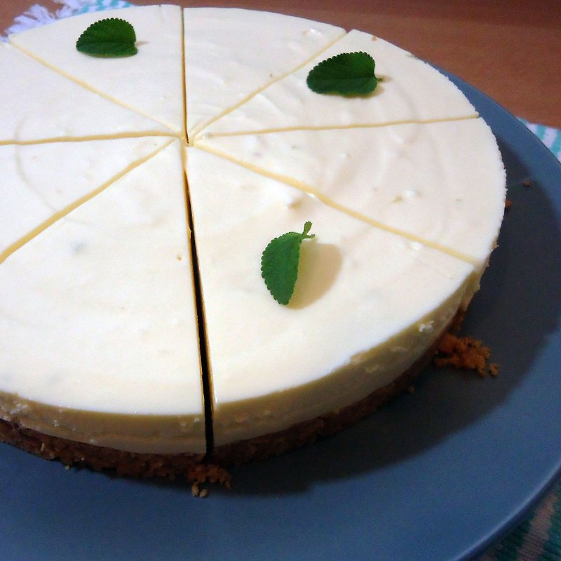 Lemon cheese pie (7 inch) - ของคาวและพาย - อาหารสด สีเขียว