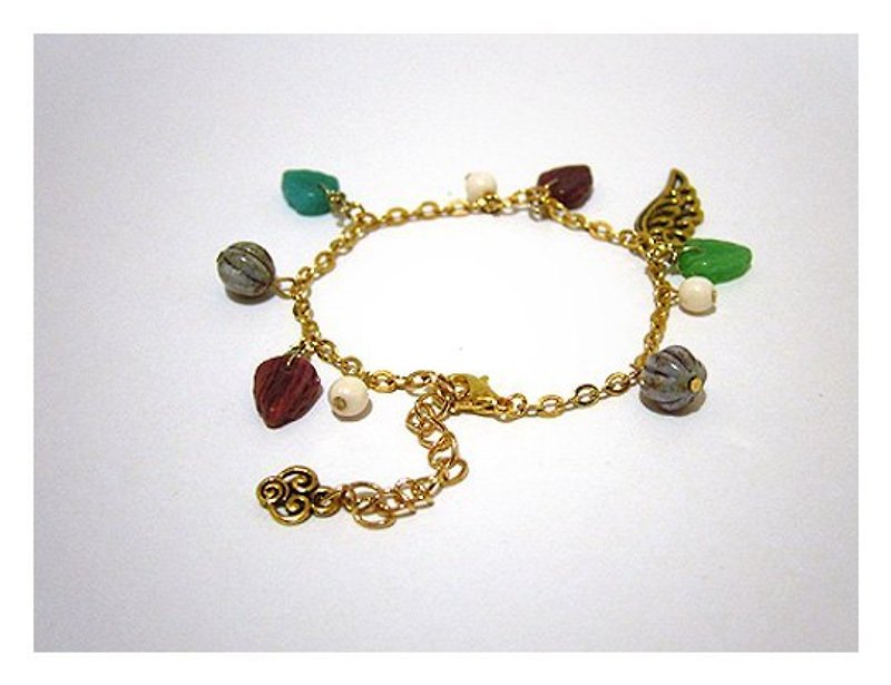 Leaf flying bracelet - Bracelets - Other Materials Gold