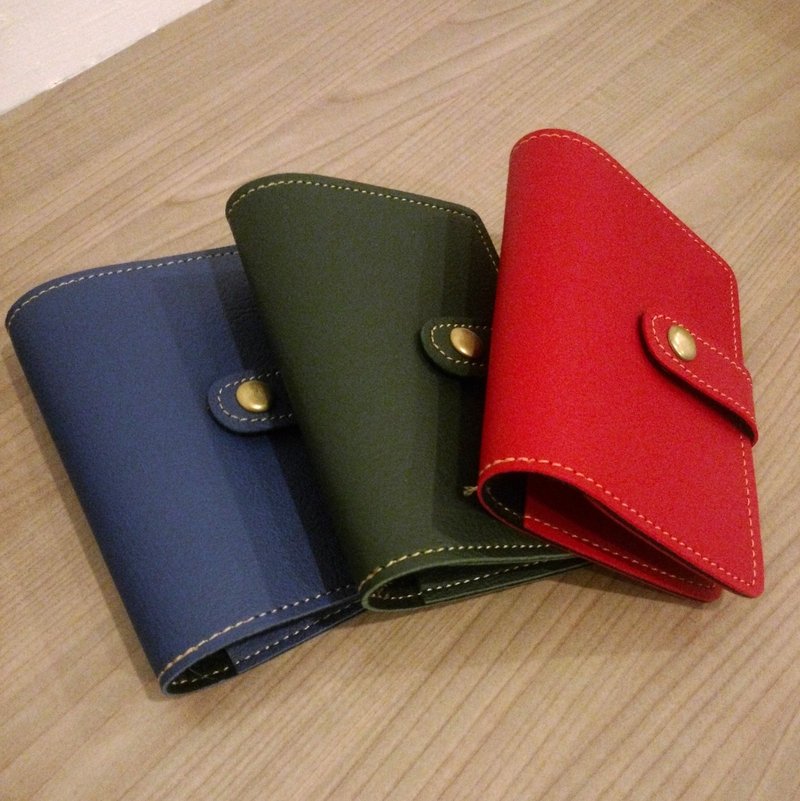 [Travel safe] handmade passport holder--high color color system--- - - Passport Holders & Cases - Genuine Leather Red