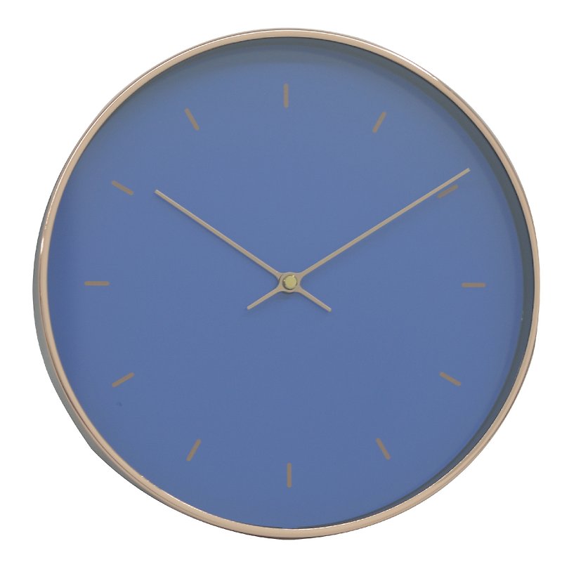 Mod-Blue Illusion Clock (Metal) - Clocks - Other Metals White