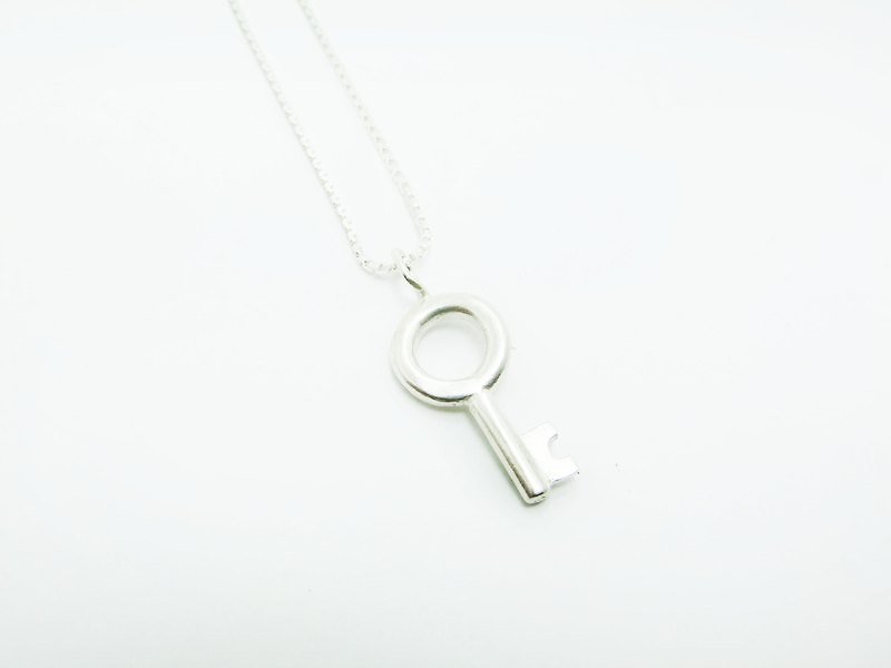 Favorite Silver Jewelry Series-The Key - Necklaces - Other Metals Gray