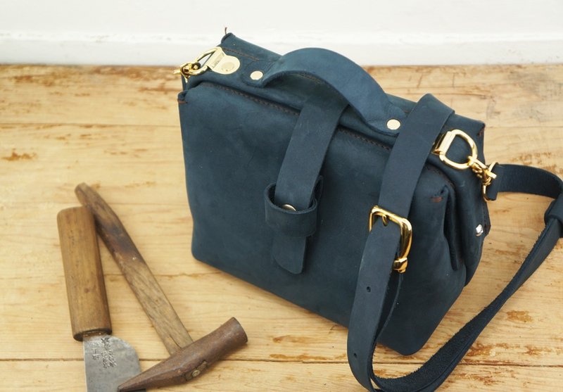 Unsimple small doctor bag - Messenger Bags & Sling Bags - Paper Blue