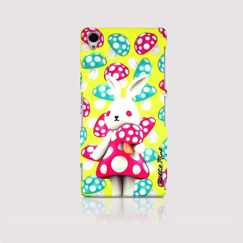 (Rabbit Mint) Mint Rabbit Phone Case - Bu Mali mushrooms series Merry Boo - Sony Z3 (M0007) - Phone Cases - Plastic Yellow