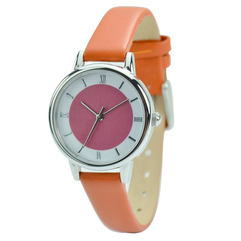 母親節 - 女裝優雅氣質手錶 免運費 - 男裝錶/中性錶 - 其他金屬 橘色