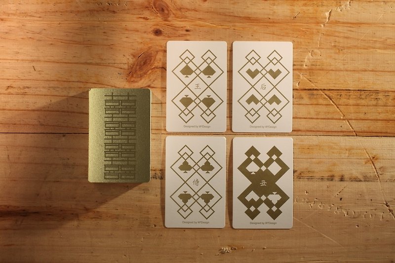 Jin Xilian | Poker Notes Card - Cards & Postcards - Paper Gold