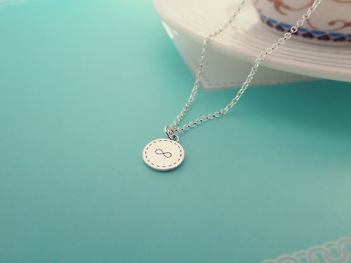 Cpercent 手工飾品 紀念你的美好 - 小圓片項鍊 | 刻字 925純銀 閨密 友誼 情侶對鍊