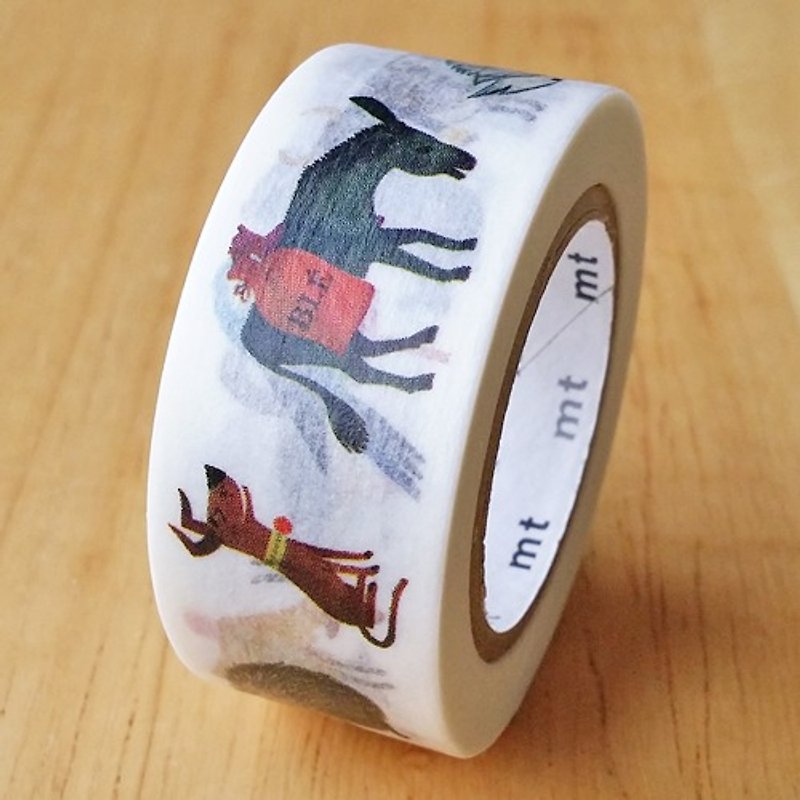 mt x artist and paper tape [Animal (MTALAN02)] - Washi Tape - Paper Multicolor
