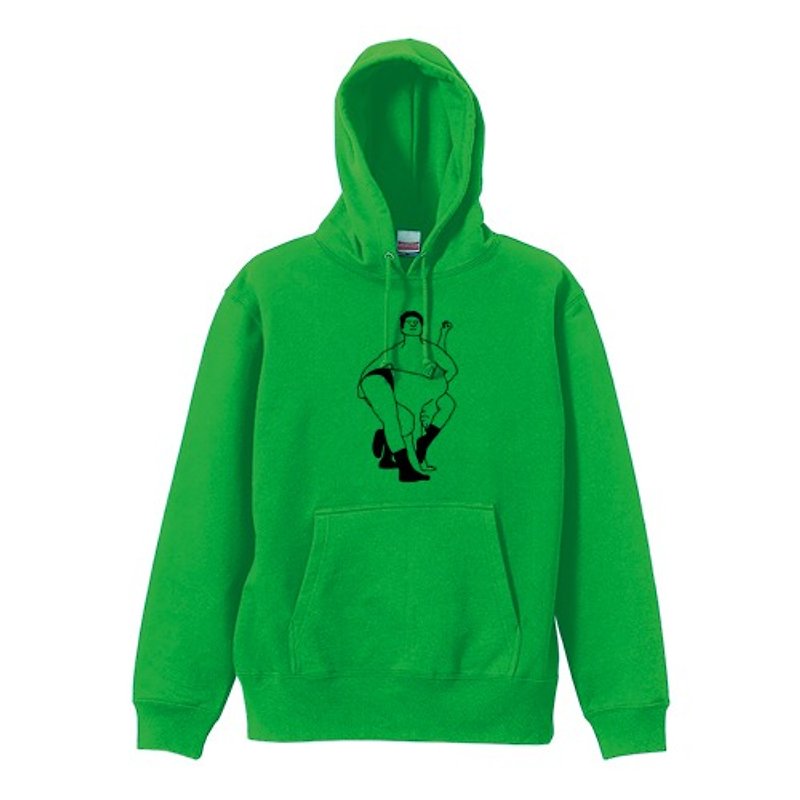 Consolidated sweatshirt hoodie - เสื้อฮู้ด - ผ้าฝ้าย/ผ้าลินิน สีเขียว
