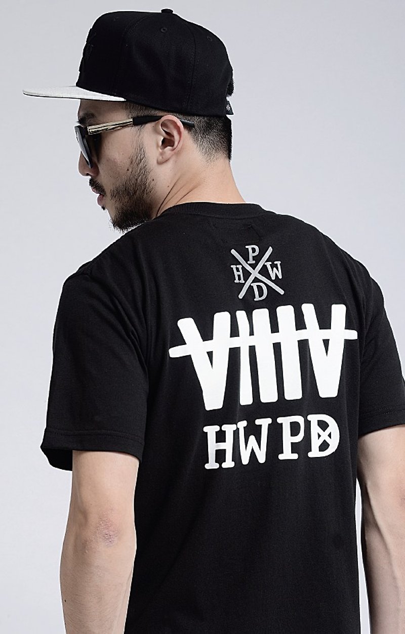 HWPD│3m反射黒無地Tシャツ（カニエ・ウェスト/ Yeezy /ジャスティン・ビーバーを参照してください） - Tシャツ メンズ - コットン・麻 ブラック