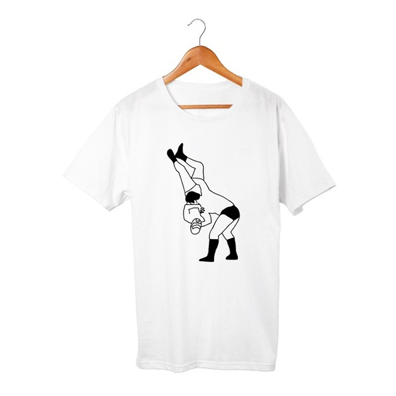Body Slam T-shirt - Unisex Hoodies & T-Shirts - Cotton & Hemp White