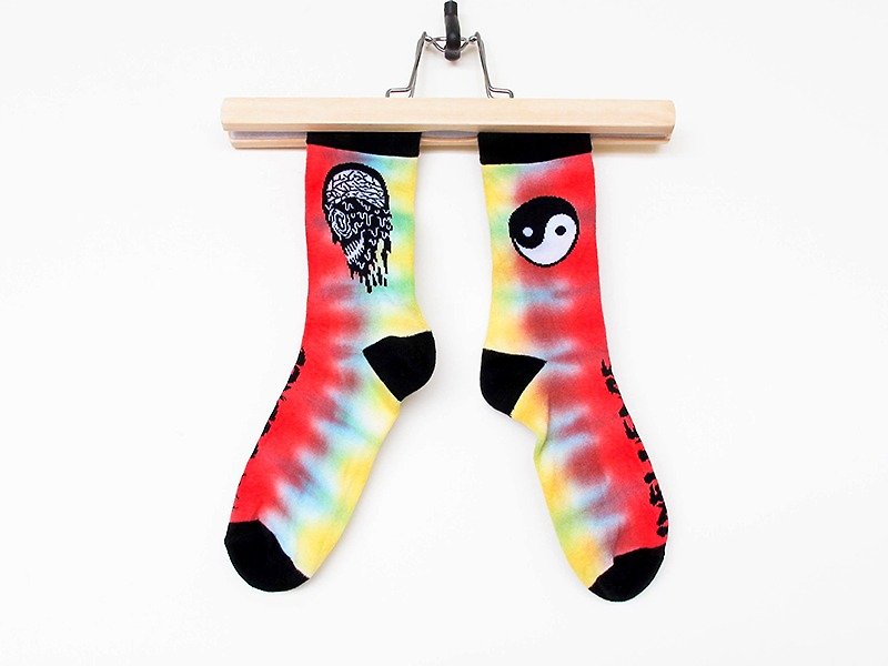 LOGO & Tai Chi // Rendering // Socks - ถุงเท้า - ผ้าฝ้าย/ผ้าลินิน หลากหลายสี