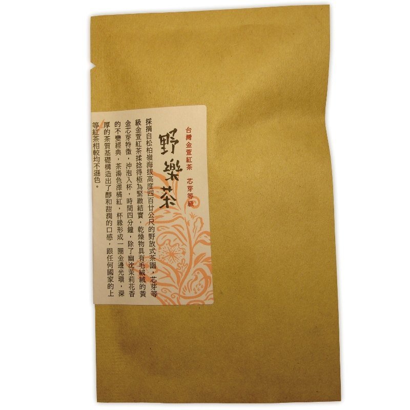 【Wild Music Tea】Sun Moon Lake Hongyu Black Tea Mini Bag (Core Bud Grade) FOP Top Black Tea - ชา - พืช/ดอกไม้ สีแดง