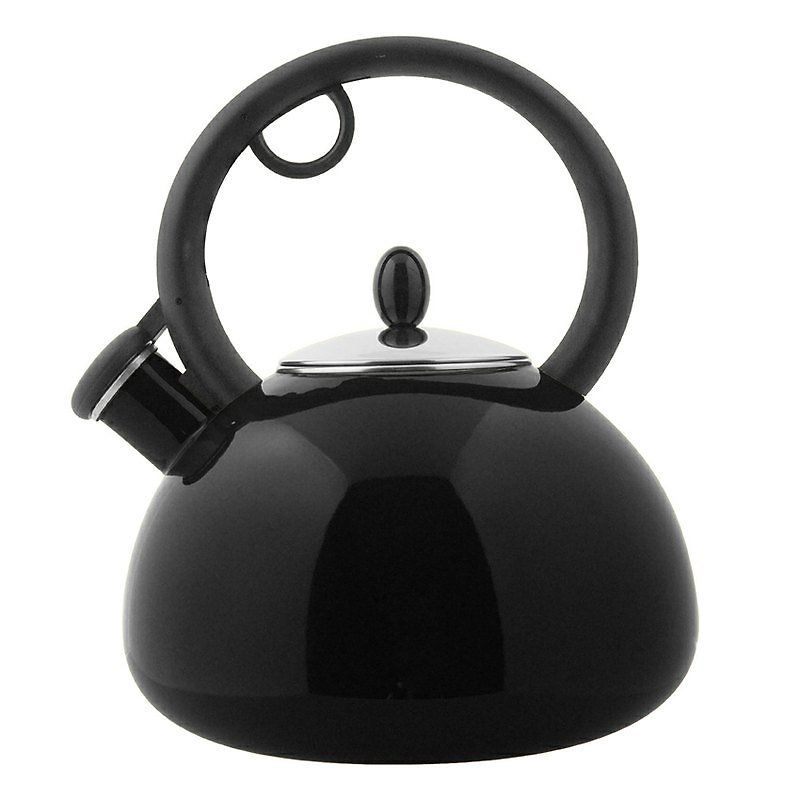 OSICHEF [Bubble Enamel Flute Teapot]-Black - ถ้วย - โลหะ สีดำ
