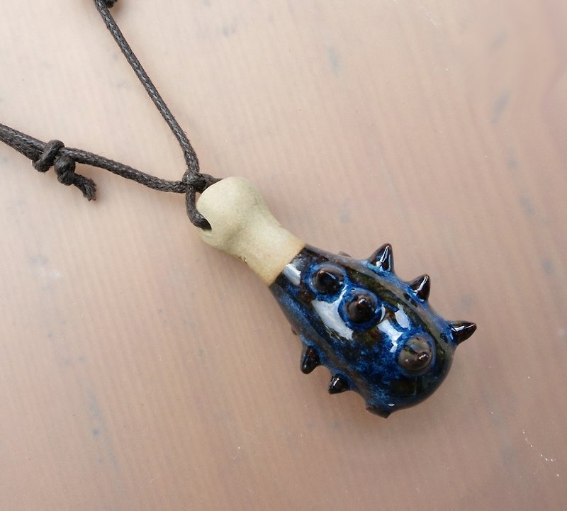 Wolverine stick small collar (only one) - Necklaces - Other Materials Blue