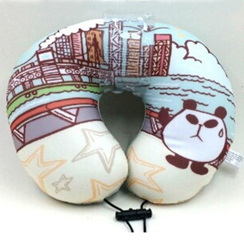 聋cat U-shaped neck pillow (ferry) - Neck & Travel Pillows - Other Materials Multicolor