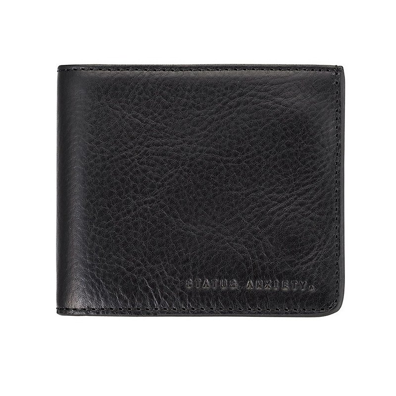 AMOS Clip _Black / Black - Wallets - Genuine Leather Black