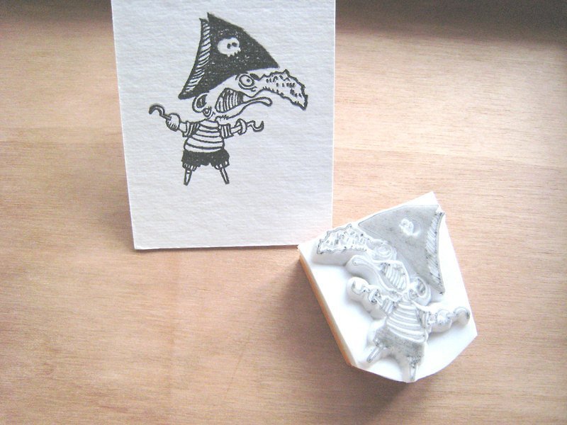 Ghost pirate - งานไม้/ไม้ไผ่/ตัดกระดาษ - ไม้ สีนำ้ตาล