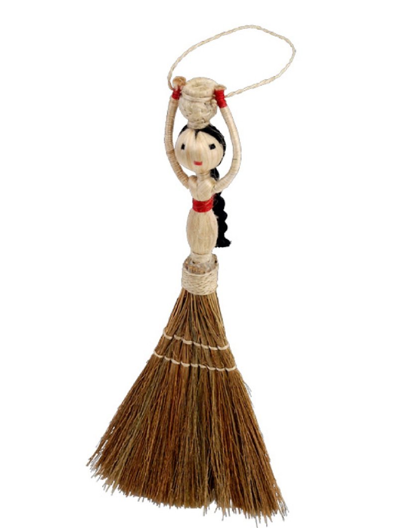 Earth tree fair trade fair trade -- Mabian woman mention bucket small broom - Other - Cotton & Hemp 