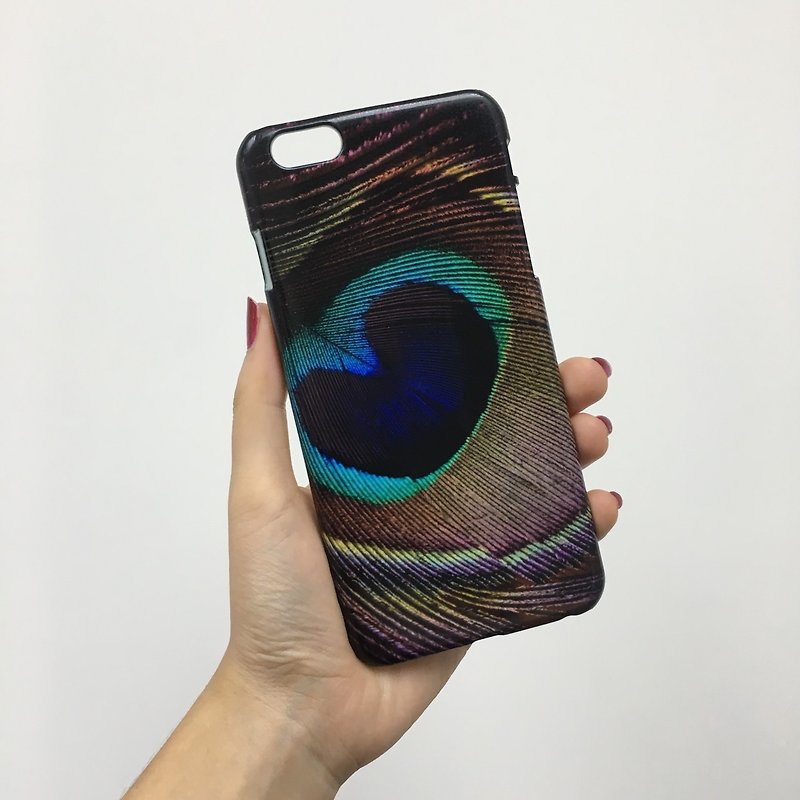 Peacock Feather 01 3D Full Wrap Phone Case, available for  iPhone 7, iPhone 7 Plus, iPhone 6s, iPhone 6s Plus, iPhone 5/5s, iPhone 5c, iPhone 4/4s, Samsung Galaxy S7, S7 Edge, S6 Edge Plus, S6, S6 Edge, S5 S4 S3  Samsung Galaxy Note 5, Note 4, Note 3,  Not - Phone Cases - Plastic 
