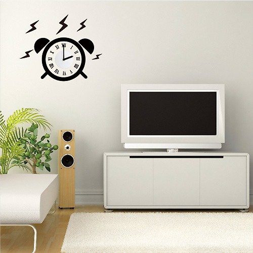 Smart Design 設計 壁貼 Smart Design創意無痕壁貼◆鬧鐘(時鐘機芯) 8色可選
