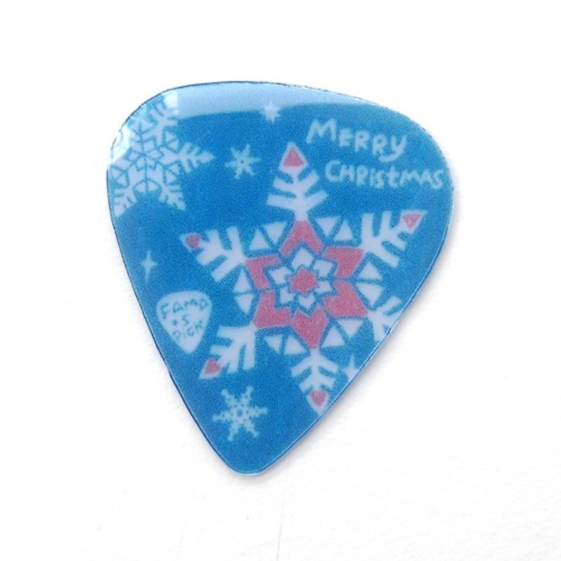 塑膠 吉他配件 紅色 - 交換禮物★2015限量聖誕禮物★FaMa‧s Pick吉他彈片-雪花