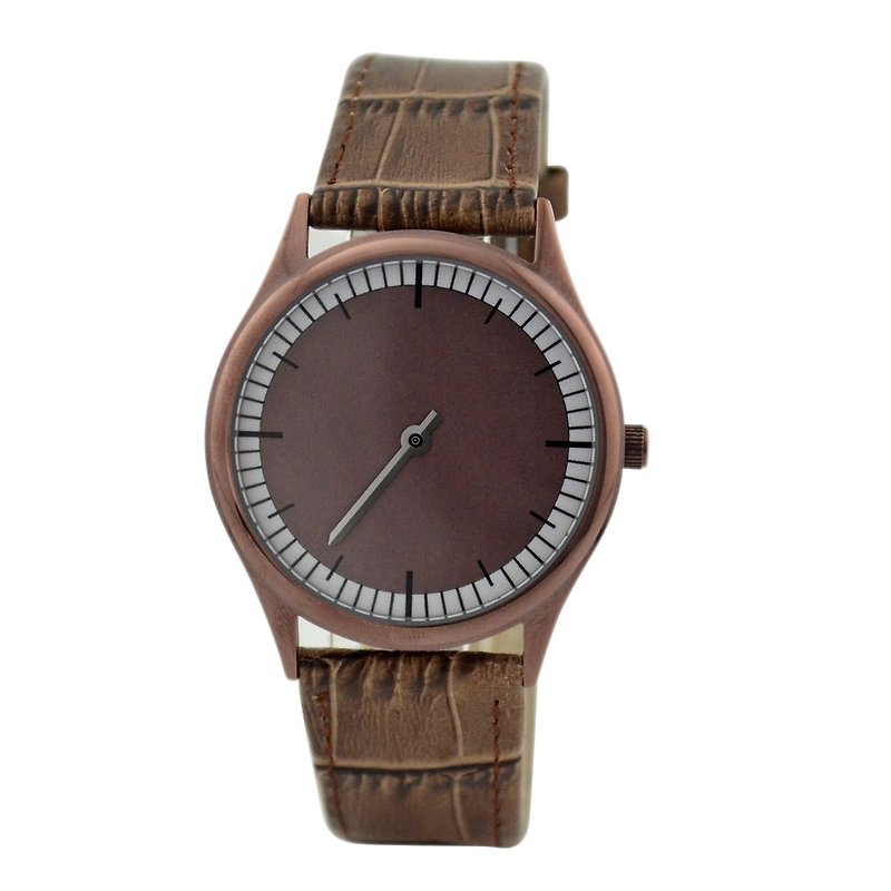 Christmas Gift-Slow Time Watch-Unisex Design-Free Shipping Worldwide - Women's Watches - Other Metals Brown